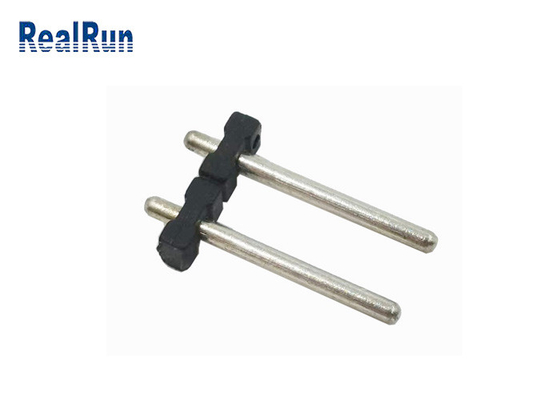 Einzelne Reihe PBT 5.0mm Pin Header Round Pin Connector H2.0 1X2P Titel-10A