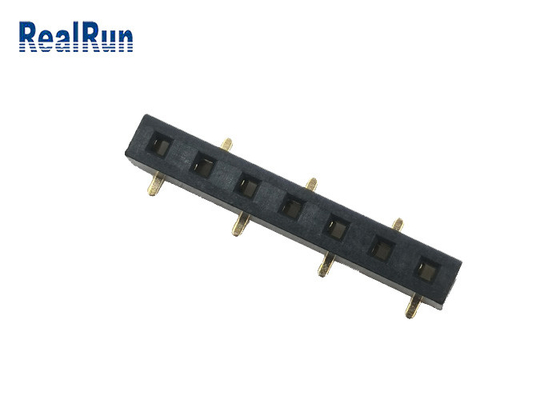 Titel-Verbindungsstück Pin Surface Mountings SMD des 2.54mm einzelnes Reihe PWB-Verbindungsstück-Vergolden-7