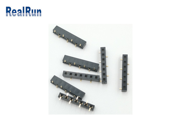 Titel-Verbindungsstück Pin Surface Mountings SMD des 2.54mm einzelnes Reihe PWB-Verbindungsstück-Vergolden-7