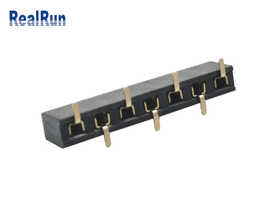 Titel-Verbindungsstück Pin Surface Mountings SMD des 2.54mm einzelnes Reihe PWB-Verbindungsstück-Vergolden-7