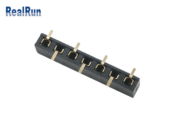 Titel-Verbindungsstück Pin Surface Mountings SMD des 2.54mm einzelnes Reihe PWB-Verbindungsstück-Vergolden-7
