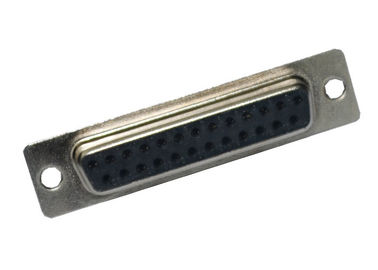 Verbindungsstück-Lötmittel-weibliche gerade Art DP-Sockel SUBVENTION 25 Pin-Schwarzes DBs D