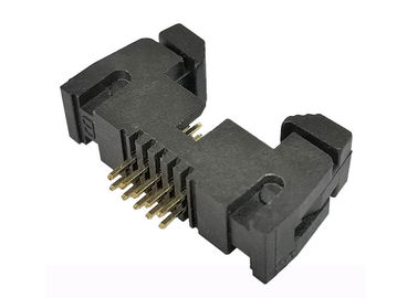 10 Pin eingehülltes Neigungs-Kabel des Titel-Verbindungsstück-1.27mm zum Leiterplatten-Verbinder