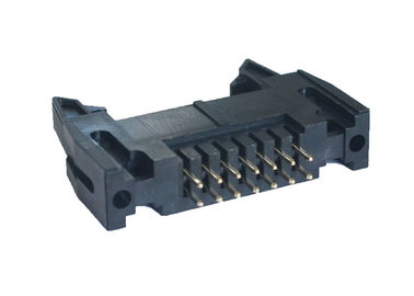 Quadratische Pin-Art gerader Pin-Titel 1,27 Millimeter Neigungs-Draht-zum Leiterplatten-Verbinder