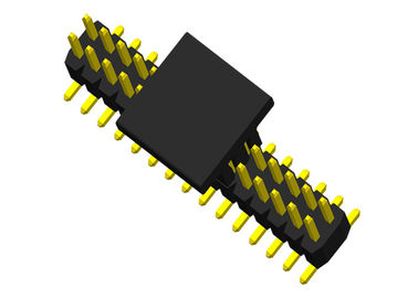 1.0mm männliche Steckerstift-Titel KAPPE vertikaler Berg 2x15 30 doppelte Reihe Pin