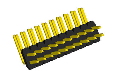 Doppelte Reihe 1,27 der Pin-Titel-Verbindungsstück-rechtwinkligen Millimeter Art-20 Pin-Titel 2x10