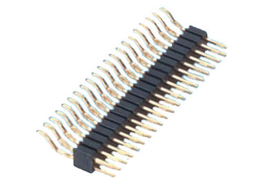 Doppelter Reihe Pin-Titel horizontale SMT-Art 2x20 Pin-Titel-Schwarzes 1.27mm