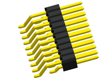 Doppelter Reihe Pin-Titel horizontale SMT-Art 2x20 Pin-Titel-Schwarzes 1.27mm