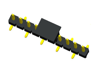 männliches Höhe 2A PBT Titel-Verbindungsstück-einzelne Reihe KAPPEN-SMTs 2.0mm 10P PA6T