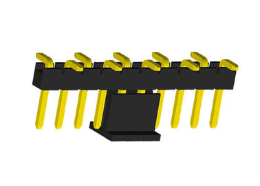männliches Höhe 2A PBT Titel-Verbindungsstück-einzelne Reihe KAPPEN-SMTs 2.0mm 10P PA6T