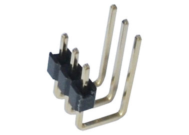 2.0mm 3 Pin einzelne Reihe Art Verbindungsstück-Seiten-Plastik des Pin-Titel-90 Grad-U