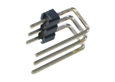 2.0mm 3 Pin einzelne Reihe Art Verbindungsstück-Seiten-Plastik des Pin-Titel-90 Grad-U