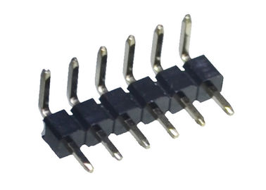 5 einzelnes Reihen-Schwarz-rechtwinkliger PWB-Titel des Pin-Titel-Verbindungsstück-2.54mm