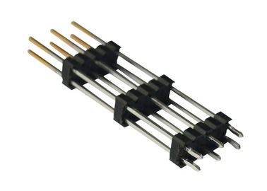 Pin-Titel reihe mit 10 Pin Doppel2,54 Millimeter Neigungs-Titel-gerader Typ- dreiplastik-