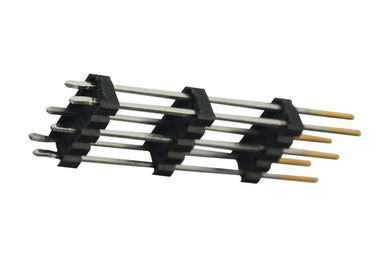 Pin-Titel reihe mit 10 Pin Doppel2,54 Millimeter Neigungs-Titel-gerader Typ- dreiplastik-