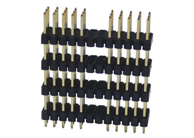 Vier Plastik-Pin Header Connector 500V Reihe Wechselstroms 2.54mm Neigungs-36P drei