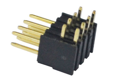 2.54mm 500VAC Pin Header Connector Right Angle Isolator PA6T 3A