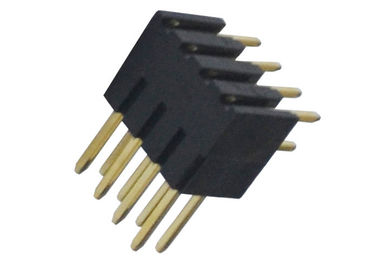 2.54mm 500VAC Pin Header Connector Right Angle Isolator PA6T 3A
