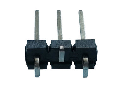 Pin-Titel-Verbindungsstück SMT-Art Neigung Reihe mit 3 Pin einzelne des Schwarz-5.08x2.5mm
