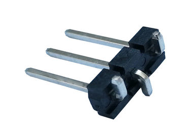 Pin-Titel-Verbindungsstück SMT-Art Neigung Reihe mit 3 Pin einzelne des Schwarz-5.08x2.5mm