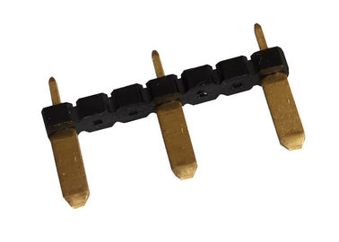 Dauerhafter runder Frau Pin-Titel 1x3 Reihen-Goldblitz Pin einzelner 3,0 Ampere