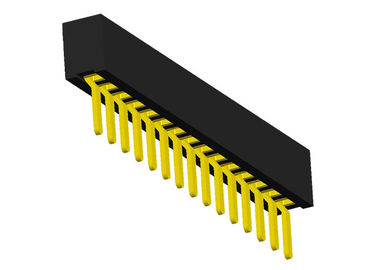SMT-Art 15 weibliches Titel-Verbindungsstück-einzelne Reihe gerade 1.0mm x 2.1mm Pin