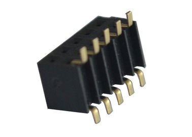 Oberflächenneigungs-einzelner Reihe 5 des berg Pin-Titel-Schwarz-2.0mm Pin-Frau-Titel