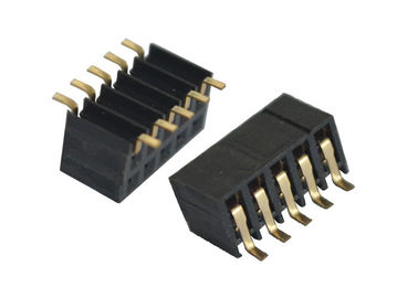 Oberflächenneigungs-einzelner Reihe 5 des berg Pin-Titel-Schwarz-2.0mm Pin-Frau-Titel