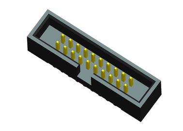 1.27mm Oberflächenberg-Draht zum Leiterplatten-Verbinder-Goldblitz Reihen 180 Grad-zwei