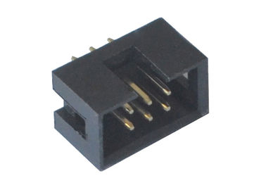 180 Grad-Kasten-Titel-Verbindungsstück BAD 2.54mm Neigung 6 gerade Art Pin