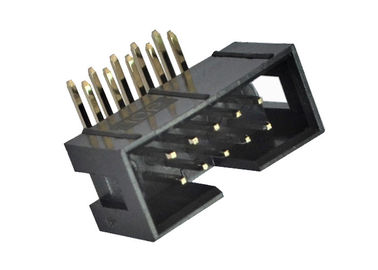 2.54mm Kasten-Titel-Verbindungsstück 90 Widerstands-Spannung der Grad-Titel-Stift500v