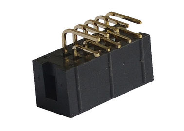 2.54mm Kasten-Titel-Verbindungsstück 90 Widerstands-Spannung der Grad-Titel-Stift500v