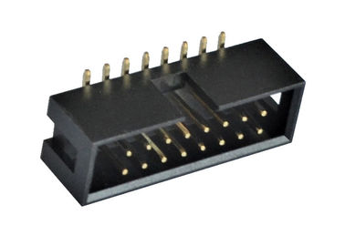 Männliche Neigung SMT-Art PBT des Kasten-Titel-Verbindungsstück-2.54mm/PA6T-Isolator-Material