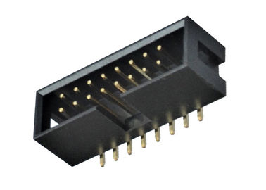 Männliche Neigung SMT-Art PBT des Kasten-Titel-Verbindungsstück-2.54mm/PA6T-Isolator-Material