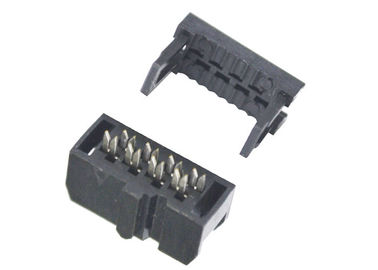 8 Pin weibliches IDC Material der Draht-Leiterplatte-Bandkabelstecker-2.54mm PBT