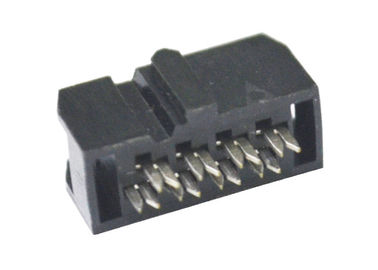 8 Pin weibliches IDC Material der Draht-Leiterplatte-Bandkabelstecker-2.54mm PBT