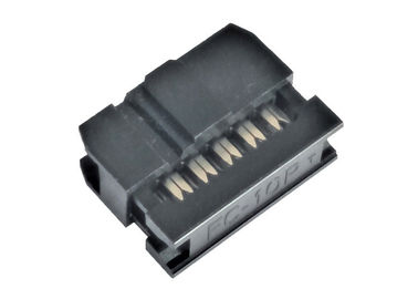 Schwarze Titel-Computer-Flachkabel-Verbindungsstücke IDC-Verbindungsstück-2.54mm weibliche