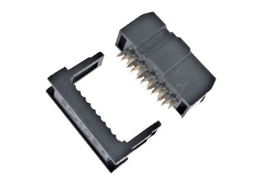 Schwarze Titel-Computer-Flachkabel-Verbindungsstücke IDC-Verbindungsstück-2.54mm weibliche