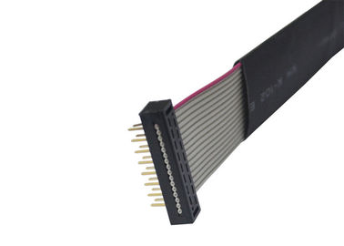 Flachkabel-Versammlungs-Haken-rechteckige Lötmittel-Beendigung der Gewohnheits-2.0mm IDC