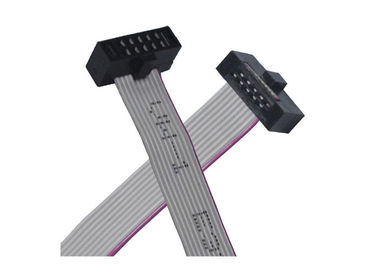 10 Neigungs-flexibler Flachkabel-Draht Pin IDC Flachkabel-1.27mm zu verschalen