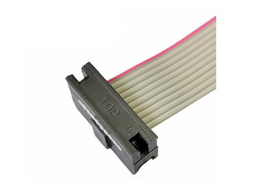 2.0mm IDC abgeschirmte flaches Flachkabel 10 graue Farbe Pin mit variabler Länge