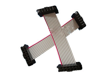 2.0mm IDC abgeschirmte flaches Flachkabel 10 graue Farbe Pin mit variabler Länge