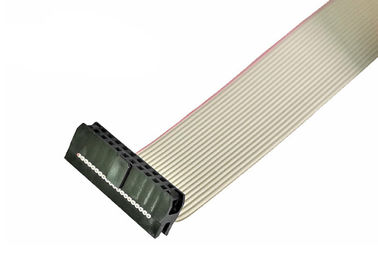 Der PWB-Brett-IDC flaches Neigung 20 Pin PVC-Material Flachkabel-Versammlungs-2.54mm