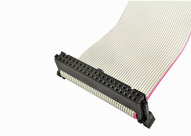 Graues Flachkabel-Versammlungs-Match-Verbindungsstück 2.54mm IDC 40 Pin-variable Länge