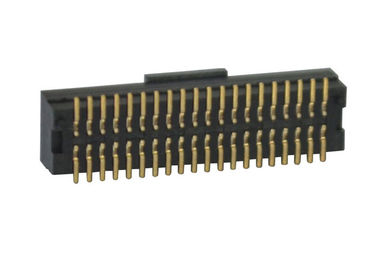 Weibliches Neigung 40 Leiterplatte Pin-Verbindungsstück-0.8mm Material Pin SMT LCP