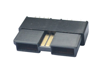 1000M Ohm PA6T PBT Brett Material-Schwarzen Leiterplatten-Verbinder-zum vertikalen Seats LCP