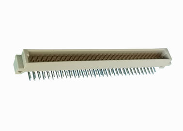Männliche LÄRM 41612 PWB Pin-Verbindungsstück 2X32 rechtwinklige Art Beige-Farbe Pin