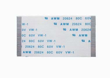 Weißes flaches Kabel A FFC FPC/flexibler Flachdraht des B-Verbindungsstück-0.5mm