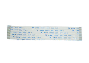 Kundengebundenes 18 Flachkabel 1.0mm Pin FPC eine Art verzinntes Kontakt-Material