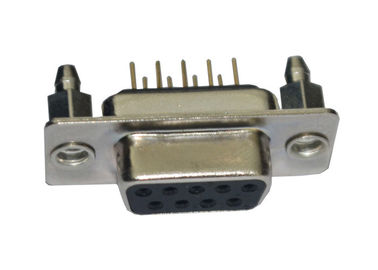 9 Pin DBs D SUBVENTION Leiterplatte Material des Pin-Verbindungsstück-doppeltes Reihen-Schwarz-PBT